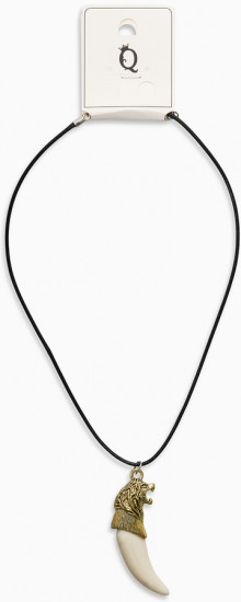 Кулон на шнурке «Клык льва»