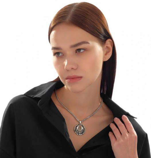 Кулон на цепочке «Волки»