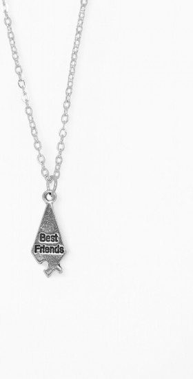 Комплект кулонов парных на цепочке «Неразлучники»