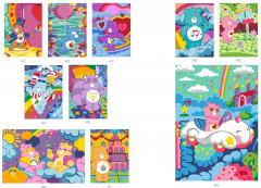 Раскраска по номерам «Les Bisounours» - Фото 4