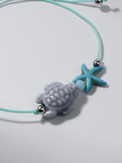 Браслет на нити «Звезда и черепашка»