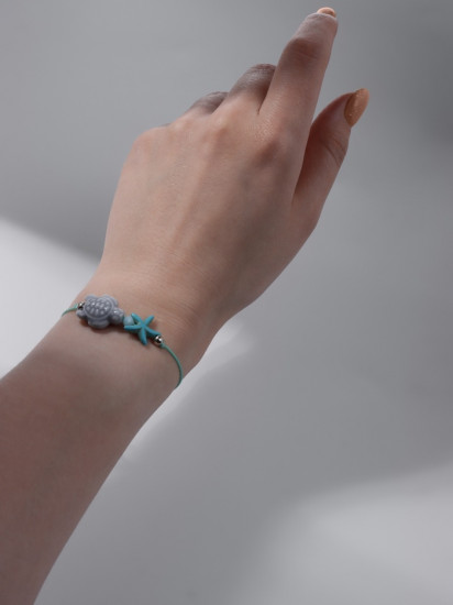 Браслет на нити «Звезда и черепашка»