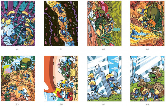 Hachette Coloriages mystères - Schtroumpfs Tome 2