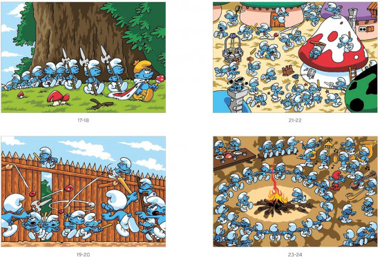 Hachette Coloriages mystères - Schtroumpfs Tome 2