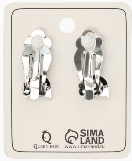 Клипсы «Жемчужный овал»