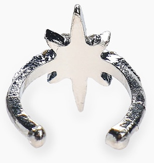 Серьга-кафф «Звезда»