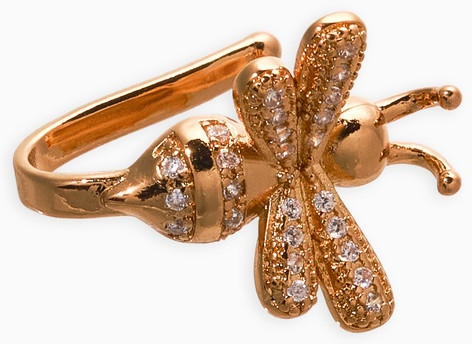 Серьга-кафф «Пчела»