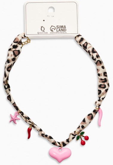 Колье «Леопард. Сердце»