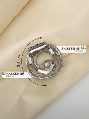 Зажим для платка «Жемчужный завиток» - Фото 4