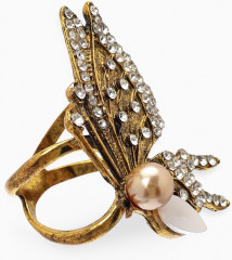 Кольцо для платка «Бабочка профиль» - Фото 1