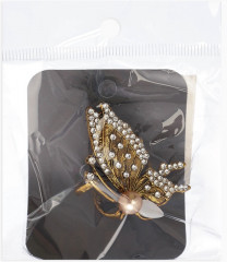 Кольцо для платка «Бабочка профиль» - Фото 5