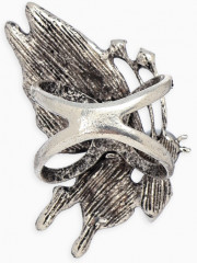 Кольцо для платка «Бабочка профиль» - Фото 2