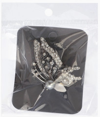 Кольцо для платка «Бабочка профиль» - Фото 5