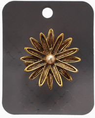 Кольцо для платка «Цветок астра» - Фото 3