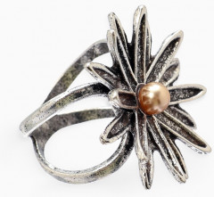 Кольцо для платка «Цветок астра» - Фото 1