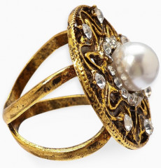 Кольцо для платка «Цветок в круге» - Фото 1