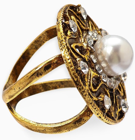 Кольцо для платка «Цветок в круге»