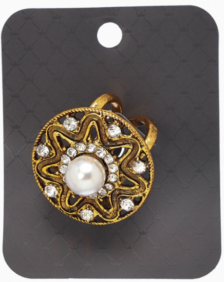 Кольцо для платка «Цветок в круге»