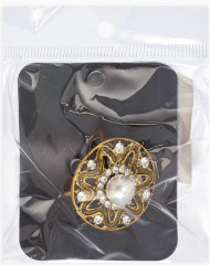 Кольцо для платка «Цветок в круге» - Фото 5