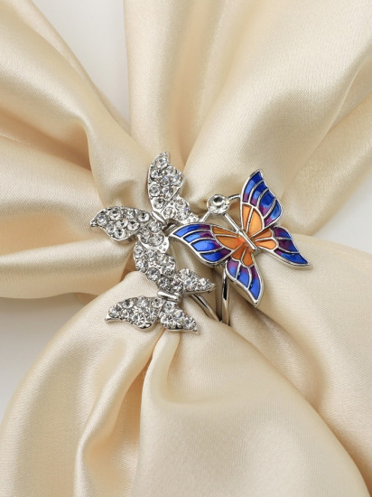 Кольцо для платка «Бабочки»