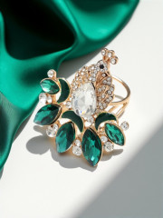 Кольцо для платка «Павлин» - Фото 8