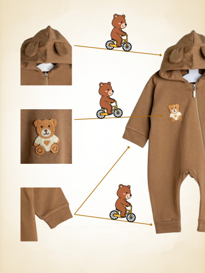 Комбинезон для новорожденных утепленный