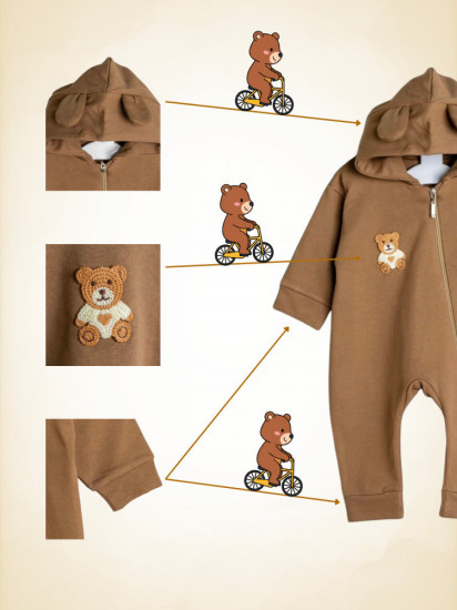 Комбинезон для новорожденных утепленный