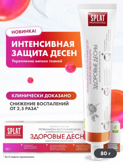 Зубная паста для профилактики воспаления десен «Здоровые десны»