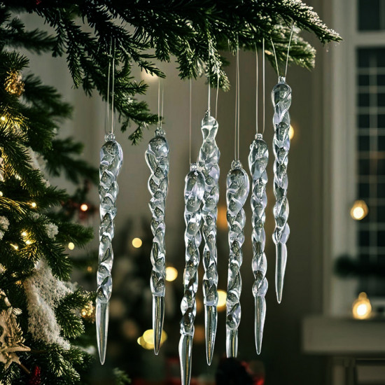 Набор новогодних украшений «Сосульки»