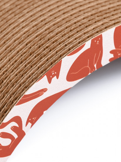 Когтеточка-лежанка волна с кошачьей мятой «Рокси»