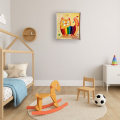 Картина в детскую комнату «Леонид и рыбки» - Фото 4