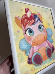 Картина в детскую «Малютка Бель» - Фото 4