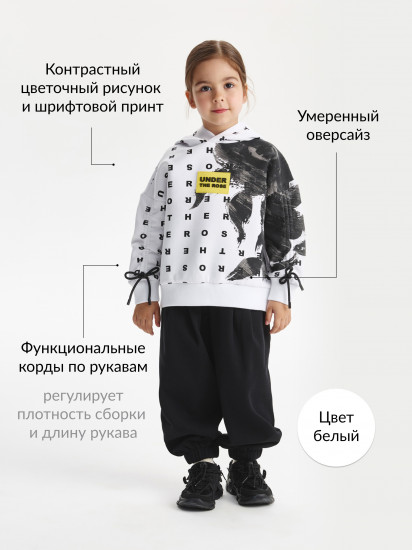 Худи для девочек с принтом