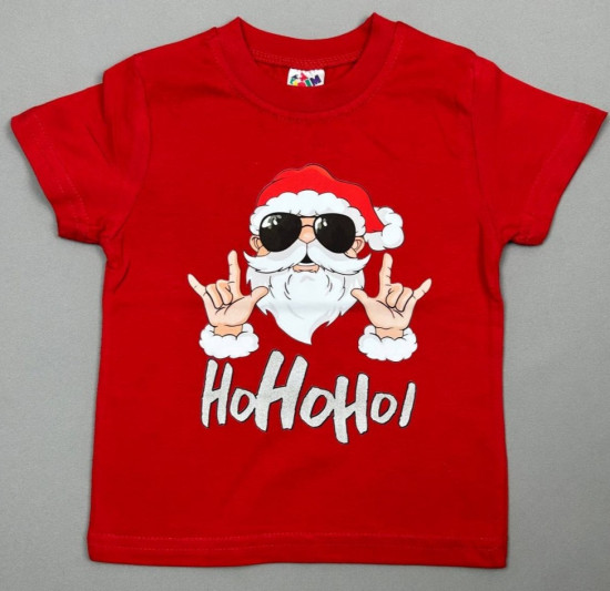 Футболка новогодняя детская «Но-но-но»