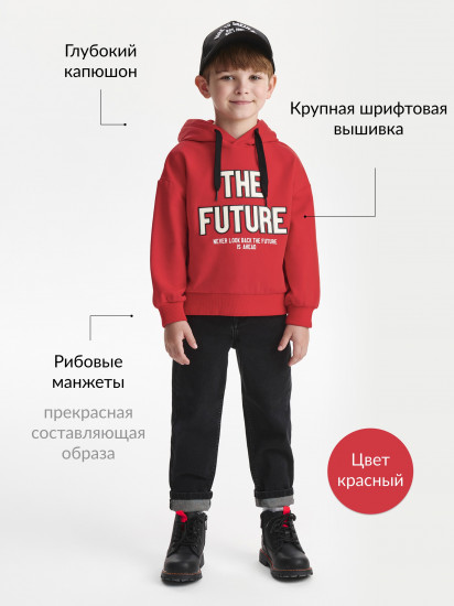 Худи для мальчика из футера с начесом 