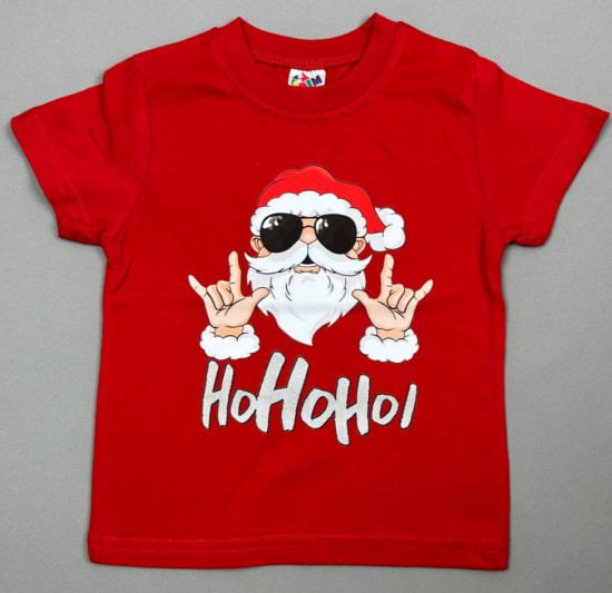 Новогодняя футболка детская «Но-но-но»