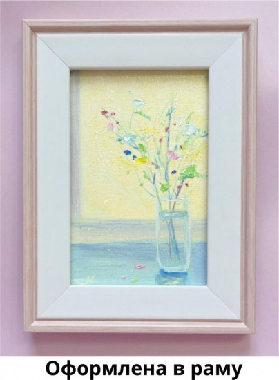 Мини-картина маслом «Прозрачность дня»