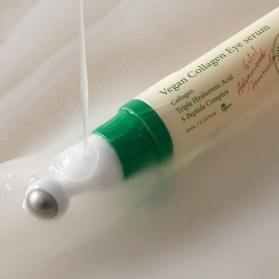 Пептидная сыворотка для век с массажным аппликатором «Vegan Collagen Eye Serum»