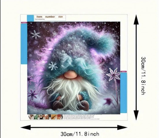 Алмазная мозаика «Синий гном»