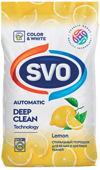 Стиральный порошок для белых и цветных тканей «Lemon. Лимон»