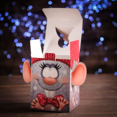 Коробка картонная «Смекубик мышонок» - Фото 2