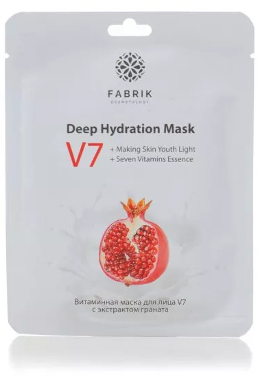 Маска для лица с экстрактом граната «V7»