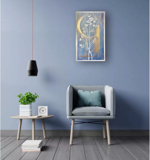 Панно «Цветы в сиянии»