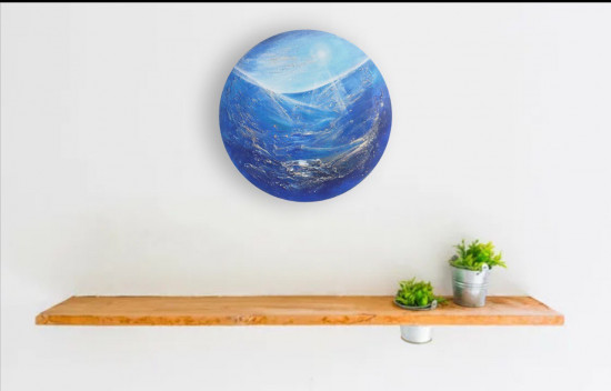 Авторская фактурная картина «Поток»