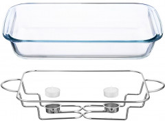 Набор мармитов прямоугольных с крышками на подставке - Фото 4