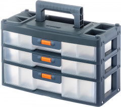 Ящик-органайзер для инструментов трехсекционный «Эксперт» - Фото 3