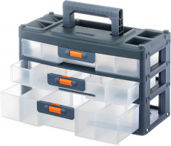 Ящик-органайзер для инструментов трехсекционный «Эксперт» - Фото 4