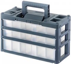 Ящик-органайзер для инструментов трехсекционный «Эксперт» - Фото 5