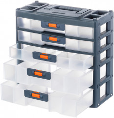 Ящик-органайзер для инструментов пятисекционный «Эксперт» - Фото 4