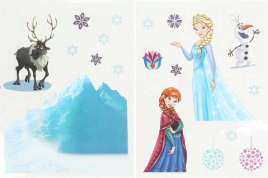 Картина наклейками «Снежная принцесса»